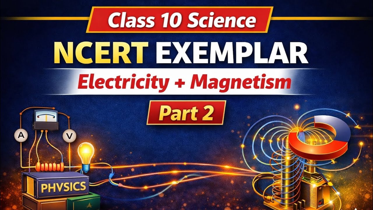 Class 10 Science | NCERT Exemplar Part 2 | Electricity & Magnetism | MEQ | Board 2026