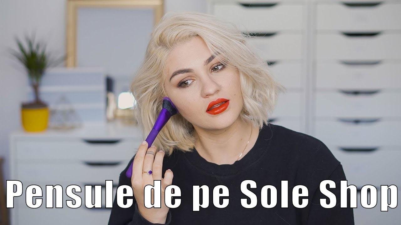 Testez un set de pensule de pe Sole Shop impreuna cu paleta Bourjois