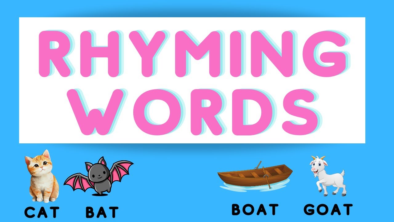 Rhyming Words / Phonological Awareness / Phonemic Awareness / Kindergarten / Printable Page Below