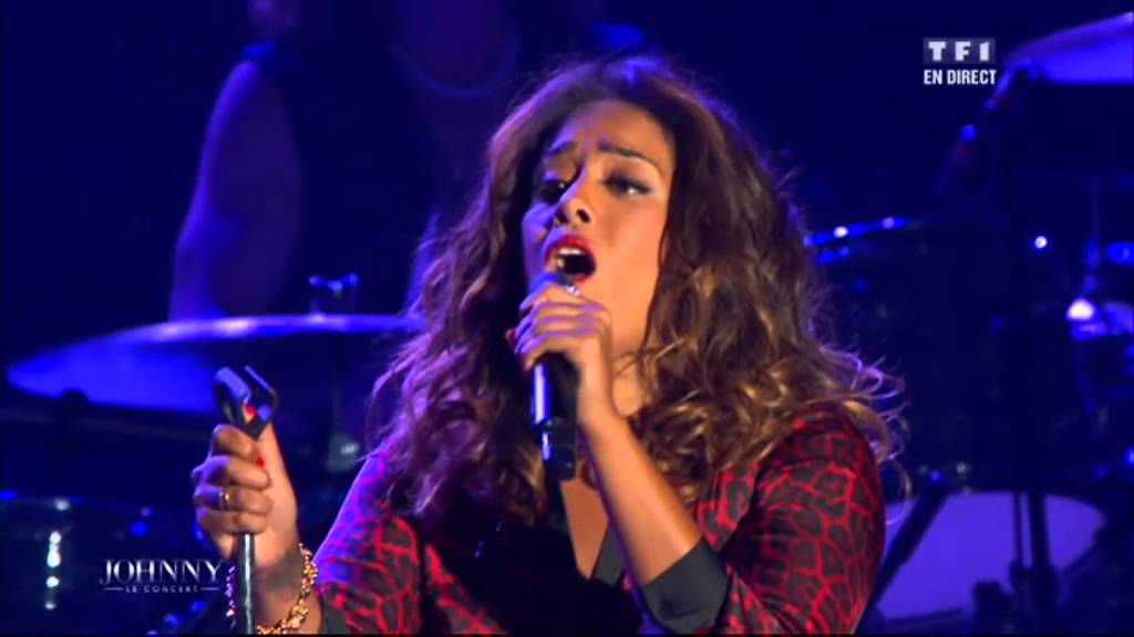 je te promets johnny hallyday en duo avec amel bent
