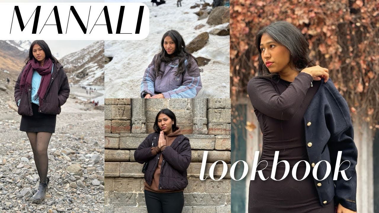❄️ Manali Winter Lookbook 2025 | Snowy Hill Outfits & Mountain Vibes ✨| itsjust_NK