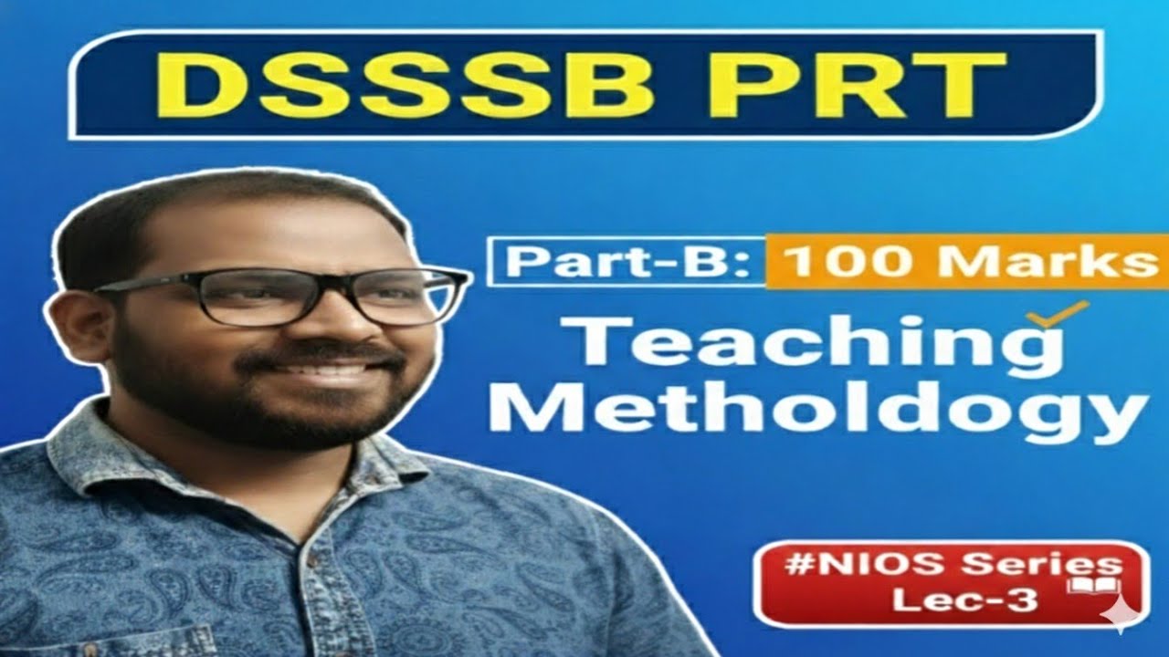 DSSSB PRT NIOS Series Lec-3
