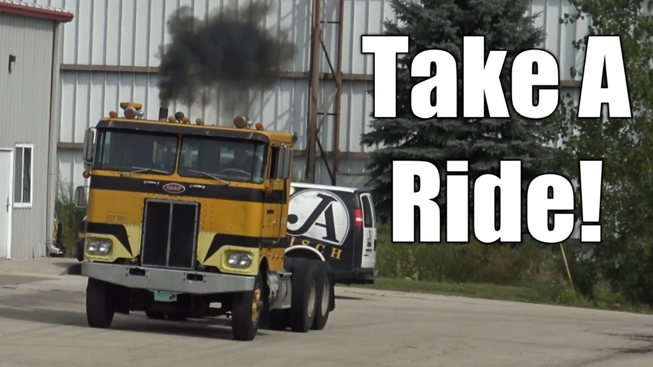 Driving Peterbilt 352 Cabover
