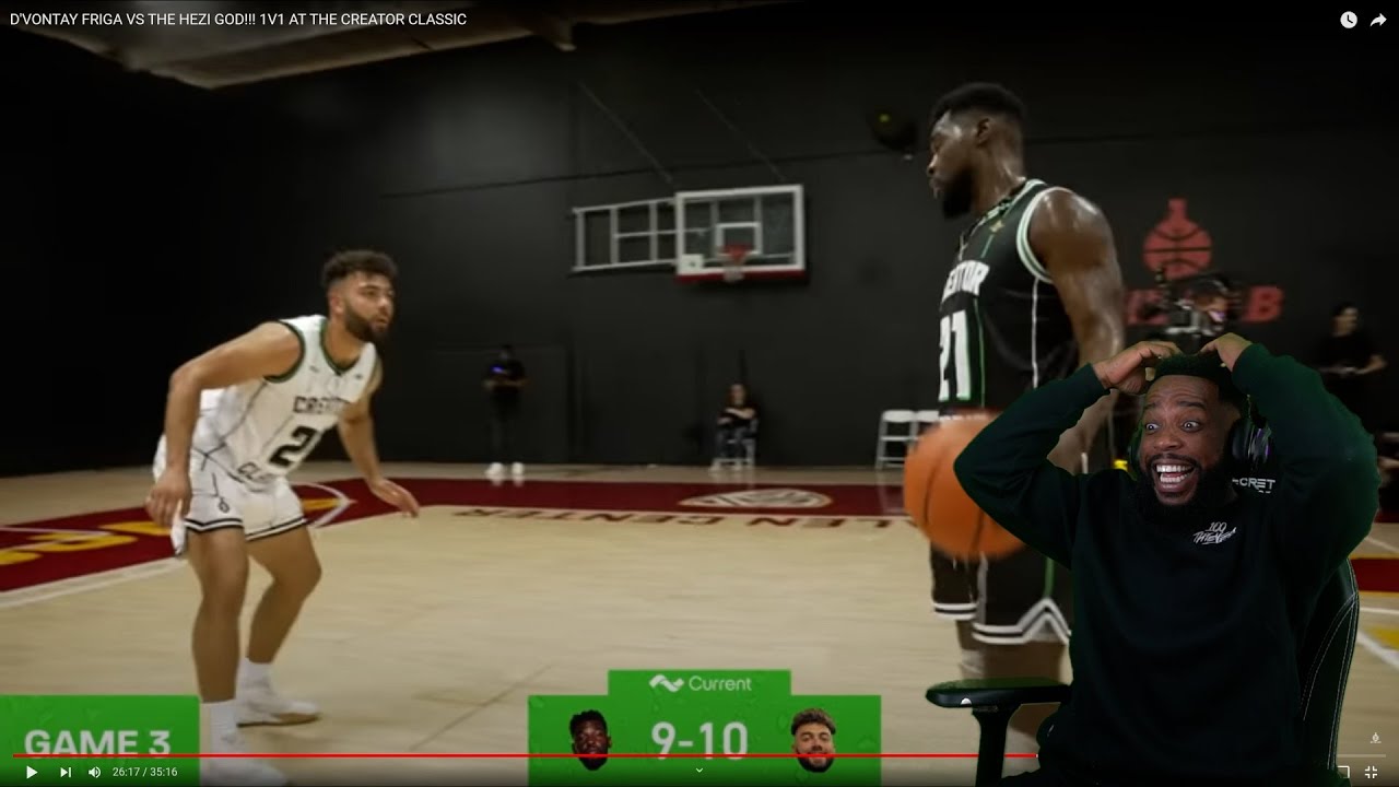 THIS WAS INCREDIBLE! D'VONTAY FRIGA VS THE HEZI GOD! 1v1 AT THE CREATOR CLASSIC