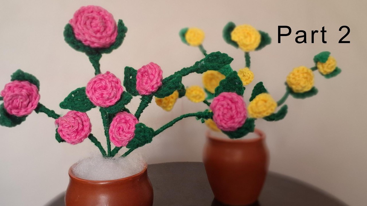 Button rose making part 2