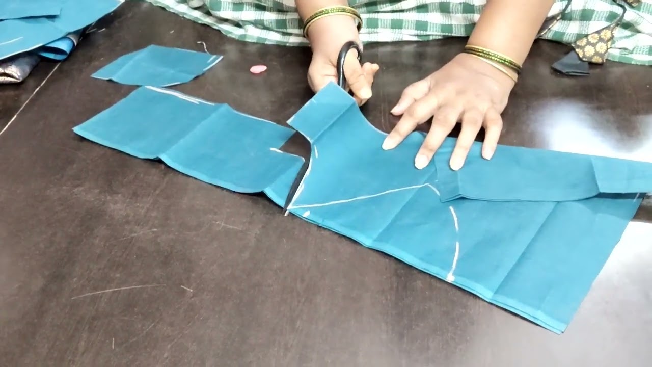 New princess cut front&back design cutting method/న్యూ ప్రిన్సెస్ కట్ ఫ్రంట్&బ్యాక్క డిజైన్ కట్టింగ్