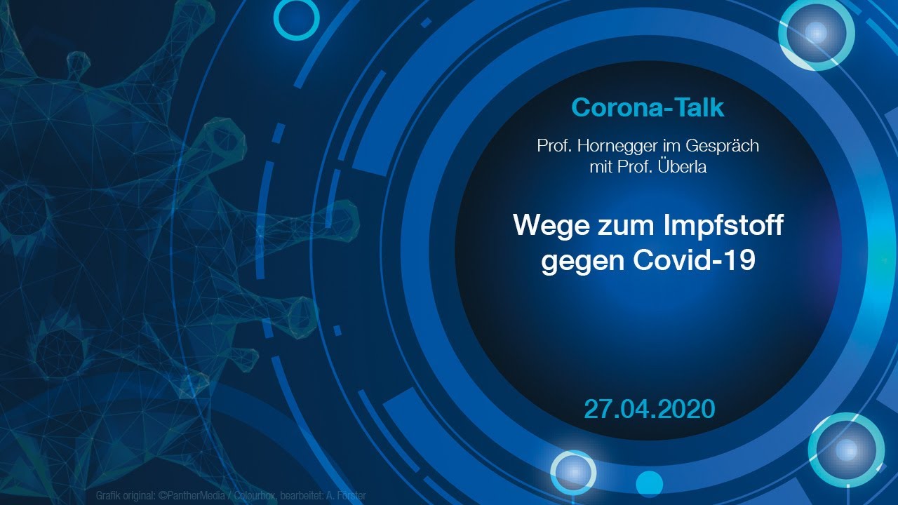 Corona-Talk: Prof. Hornegger im Gespräch mit Prof. Überla [FAU Science]