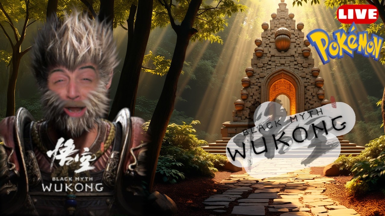 MUNKI DAY! Pokemon and Wukong #pokemon #skwurly #blackmythwukonggameplay