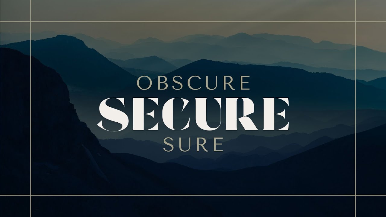 Worship | January 18, 2026  | Andrew Itson | Obscure, Secure, Sure - Jeremiah