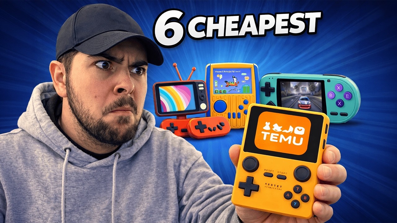I Bought 6 of the CHEAPEST Gaming Handhelds from TEMU