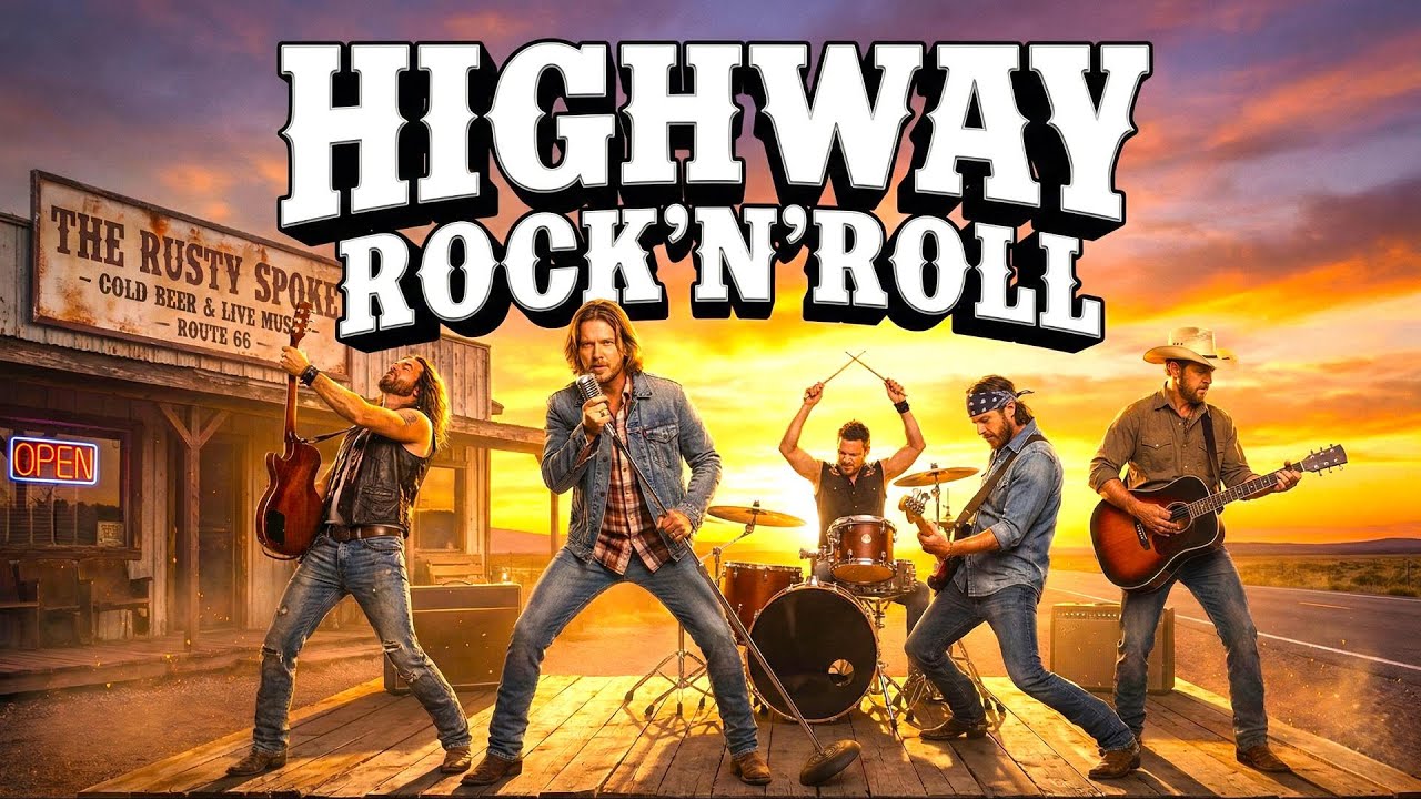 Highway Rock’n’Roll | Rusty Route 66 Jam – Country Rock for Truckers & Bikers