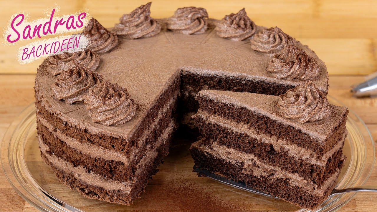 Schokotorte mit Buttercreme - mehr Schokolade geht nicht