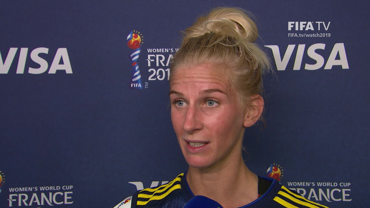 Sofia Jakobsson – Player of the Match – Germany v Sweden