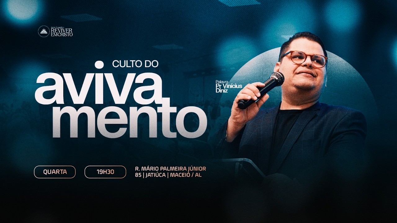 🔴 LIVE | CULTO DO AVIVAMENTO | PR VINÍCIUS DINIZ | REC ALAGOAS | 18/03/2026