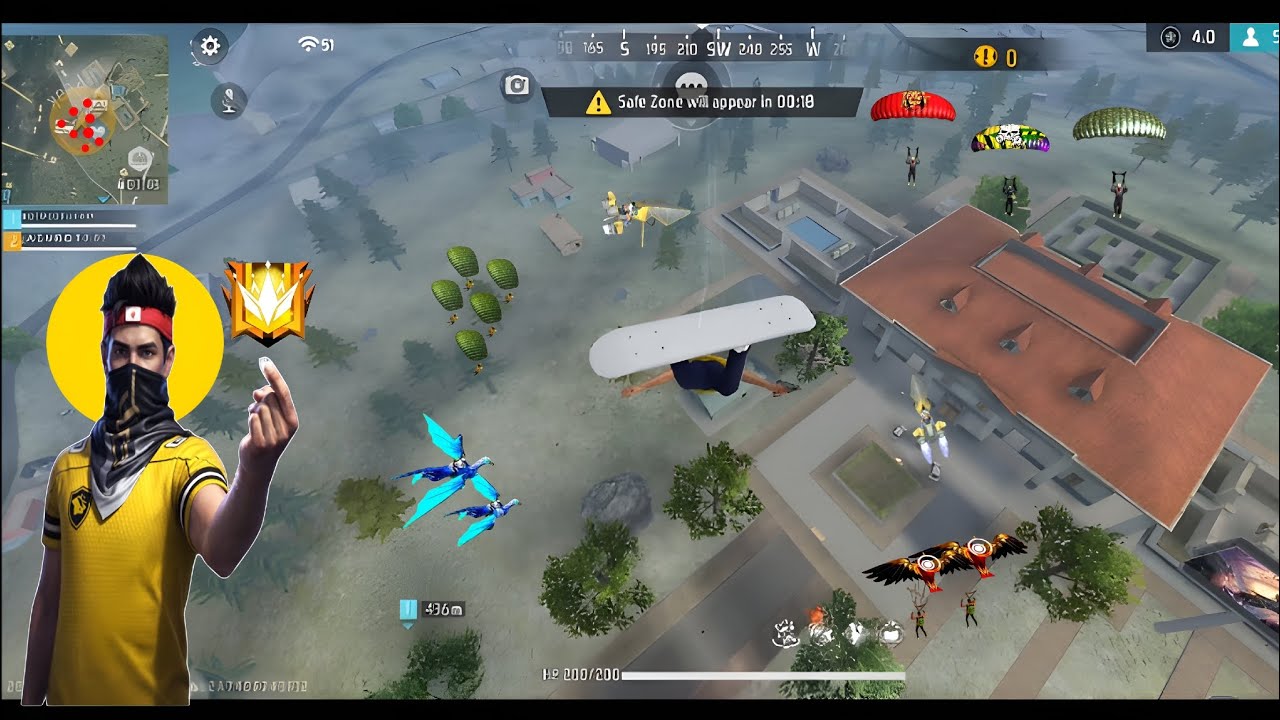 99 % Headshot Rate ⚡ Mp40 + AC80 💪 Duo vs squad gameplay | Free Fire 