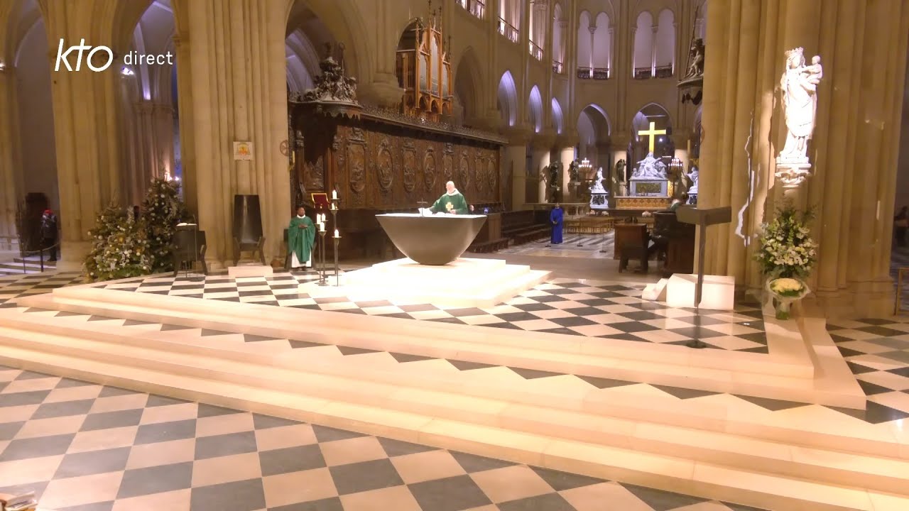 Messe du 12 janvier 2026 &agrave; Notre-Dame de Paris