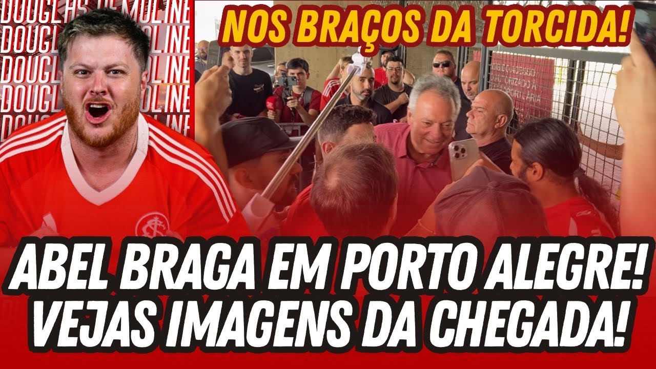 🟥⬜️ ELE VOLTOU PORQUE ACREDITA! • VEJA A CHEGADA E A ENTREVISTA DE ABEL BRAGA • TORCEDOR EMOCIONADO