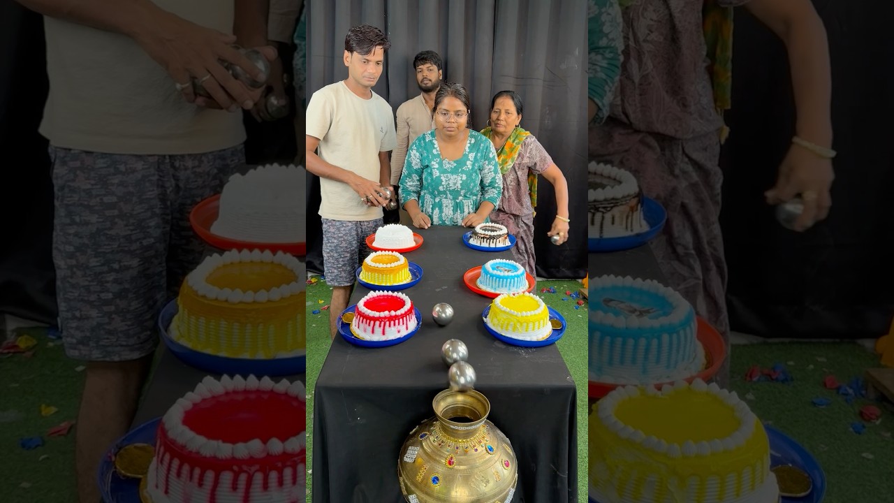 Roll still ball three still ball collect six plate cake challenge drop hole win cake 9292939#shorts