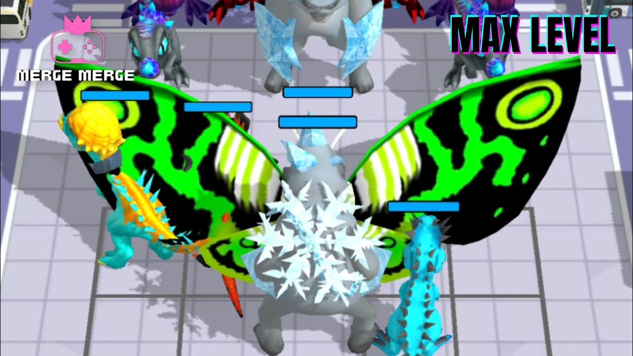 Merge Kog Gozilla VS Dinosaur ( NO APK + MOD ) Max Level