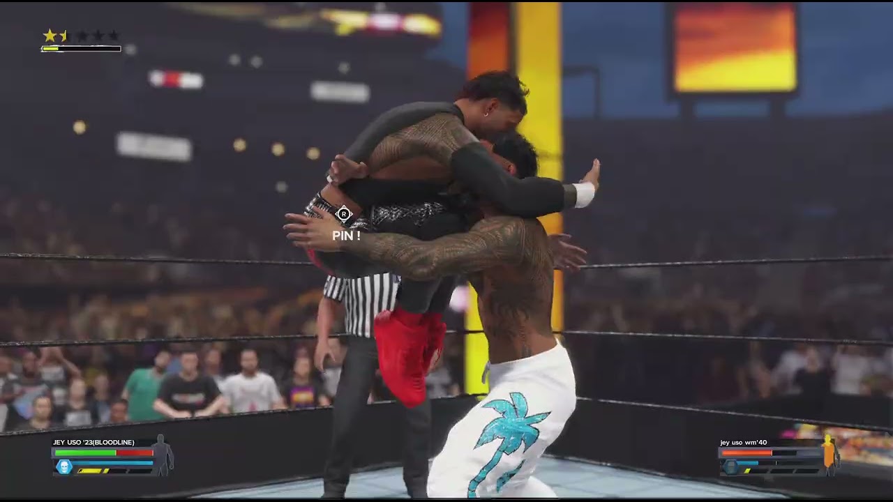 Jey Uso vs. Jey uso. World Heavyweight Championship.