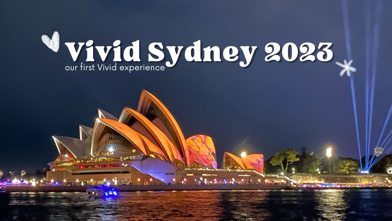 travel vlog | our first Vivid Sydney experience