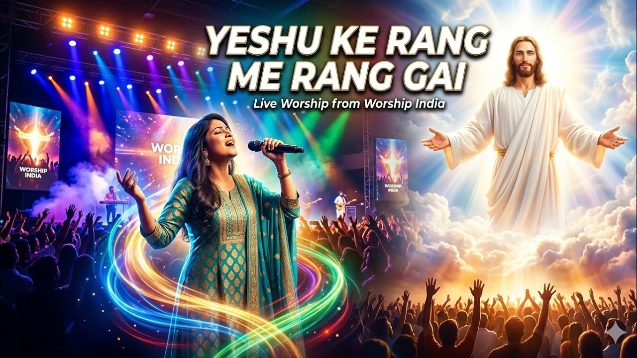 Yeshu mujhe apne rang me rang de//powerful worship christian Hindi song//gospel music 
