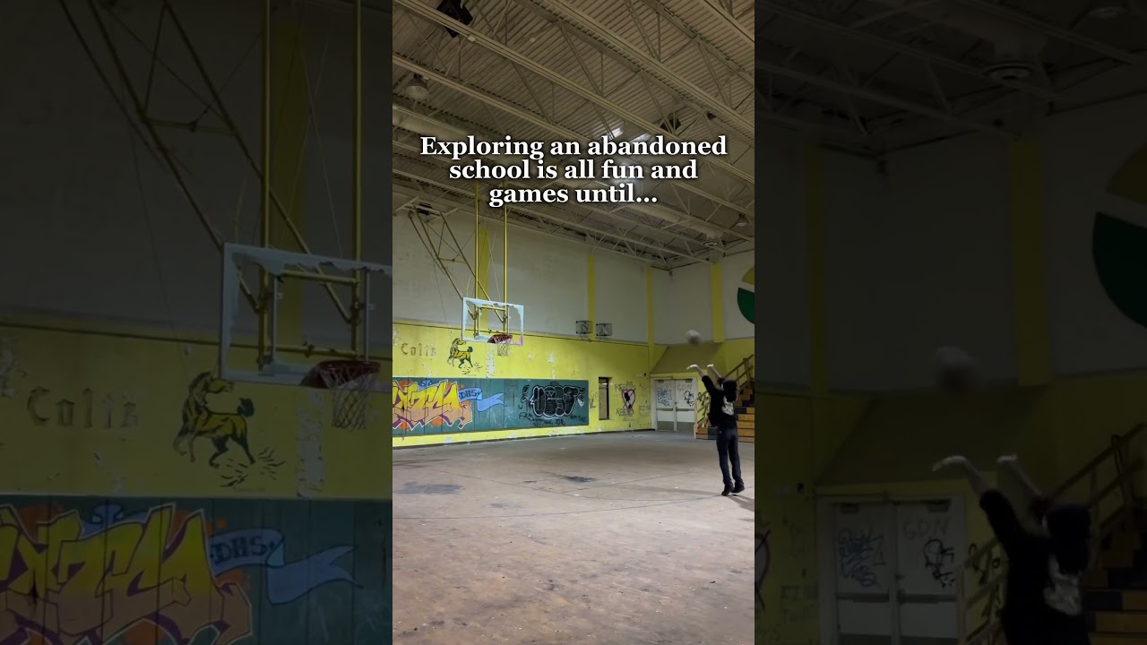 We almost got k*lled in this abandoned school&hellip;