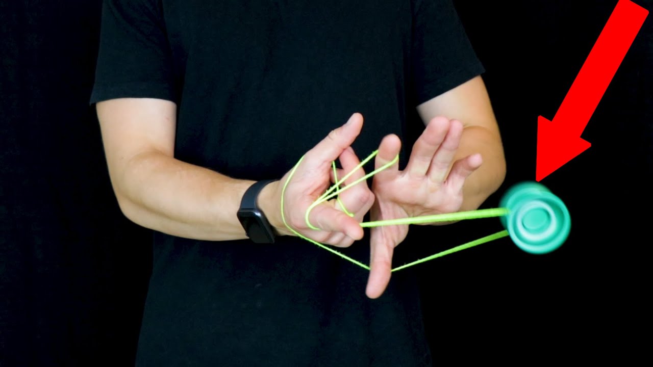 Обучающее видео по йо-йо! Обучающее видео по трюку с ярким зелёным треугольником!