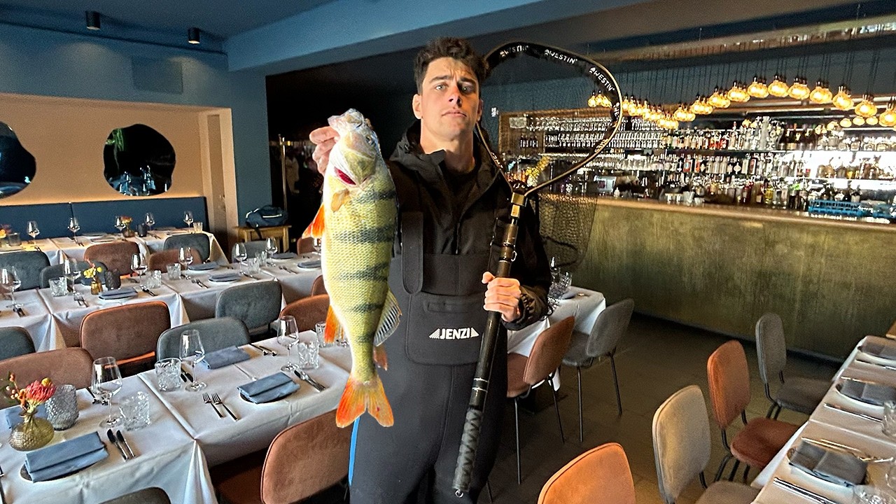 Ich geh' in ein Sterne Restaurant, NUR mit selbstgefangenem Fisch! 😂🔥