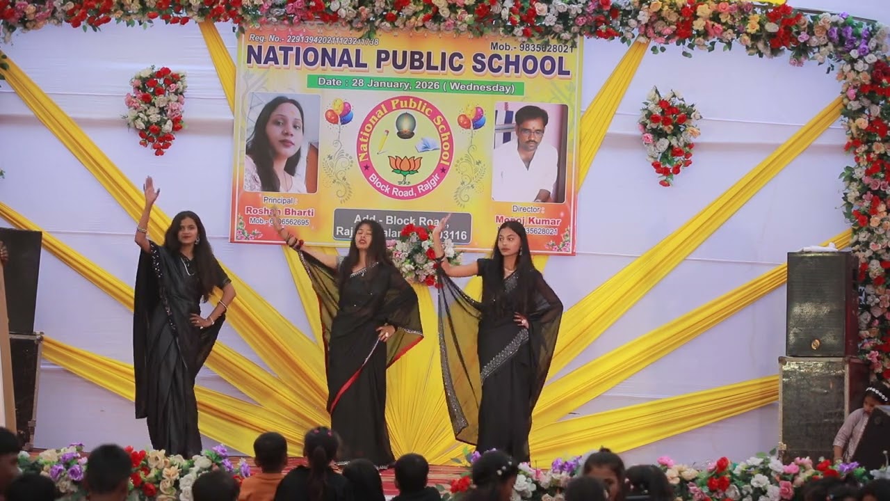 Ye chand koi diwana h dance performance by National Public School Block Road Rajgir Nalanda (Bihar)