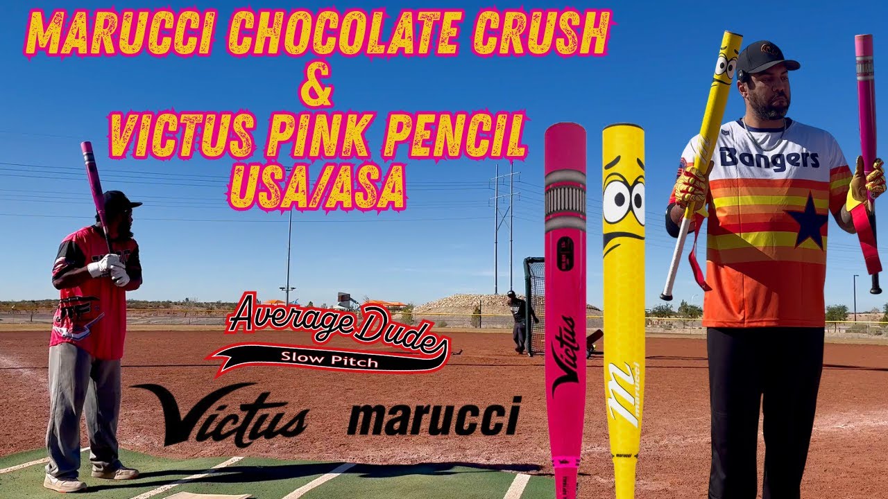 Marucci Chocolate Crush и Victus Pink Pencil | Обзор биты Slowpitch от USA/ASA