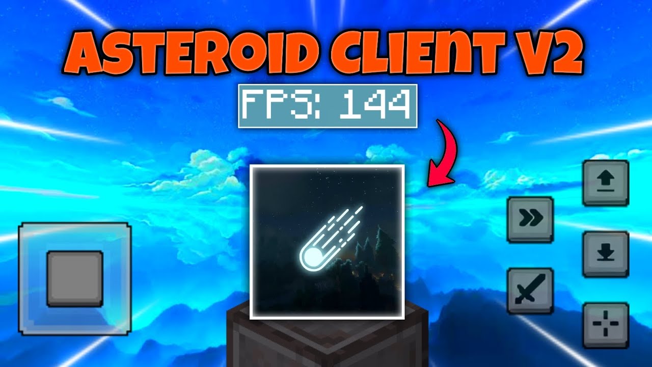 Asteroid Client V2 for MCPE 1.26+ [MOD MENU] | Best PvP Client🔥