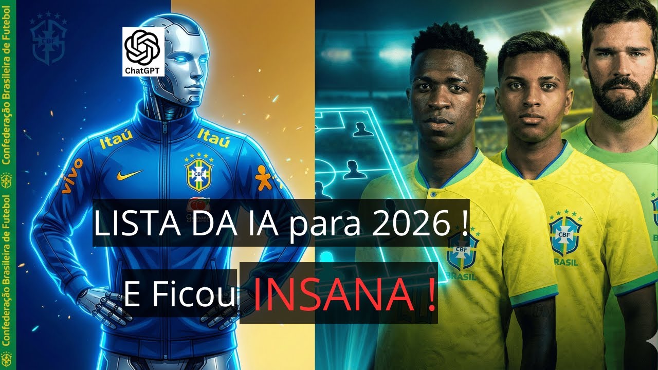 Quem o ChatGPT Convocaria Para 2026? A Lista Completa da IA
