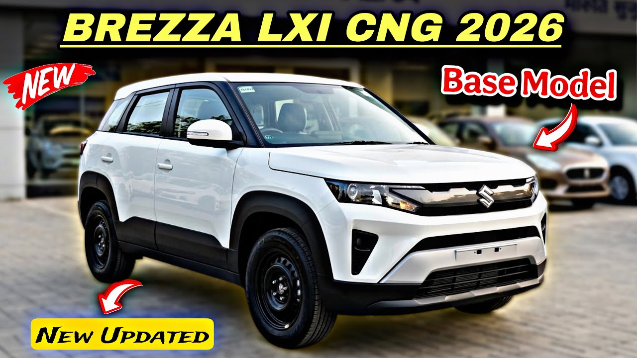 2026 Maruti Brezza Lxi CNG New Updates&hearts;️ Brezza Lxi CNG 2026 Price & Detailed Review 