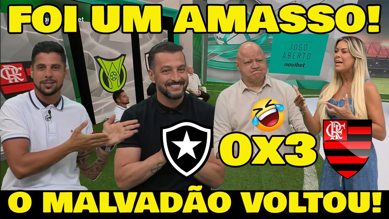 OLHA O QUE RENATA FAN FALOU DE... BOTAFOGO 0x3 FLAMENGO MENGÃO AMASSOU O FOGUINHO!