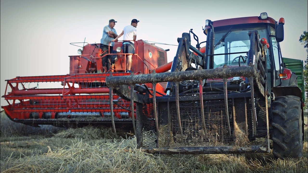 Polskie Żniwa 2018 - Bizon Z056, Case JX90 ✔ Bronczek