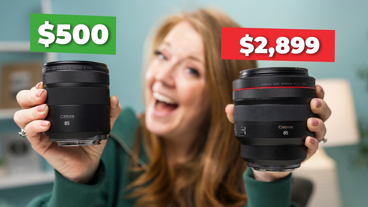 Can You REALLY Tell a $2000 Difference?! (Canon RF 85mm 2.0 vs 1.2)