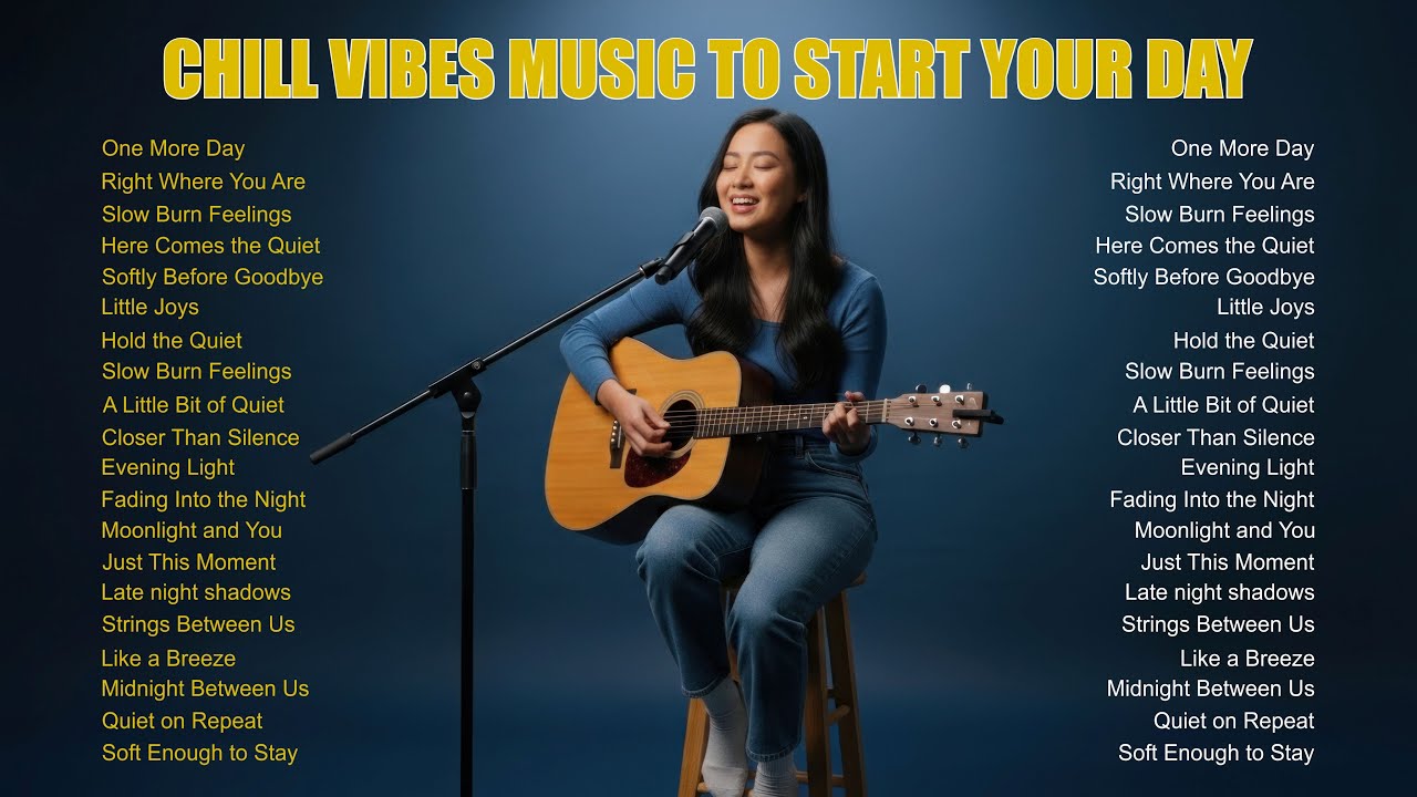 Morning Chill Acoustic Covers ☀️ Happy & Relaxing Love Songs Playlist for Study, Work & Coffee Time