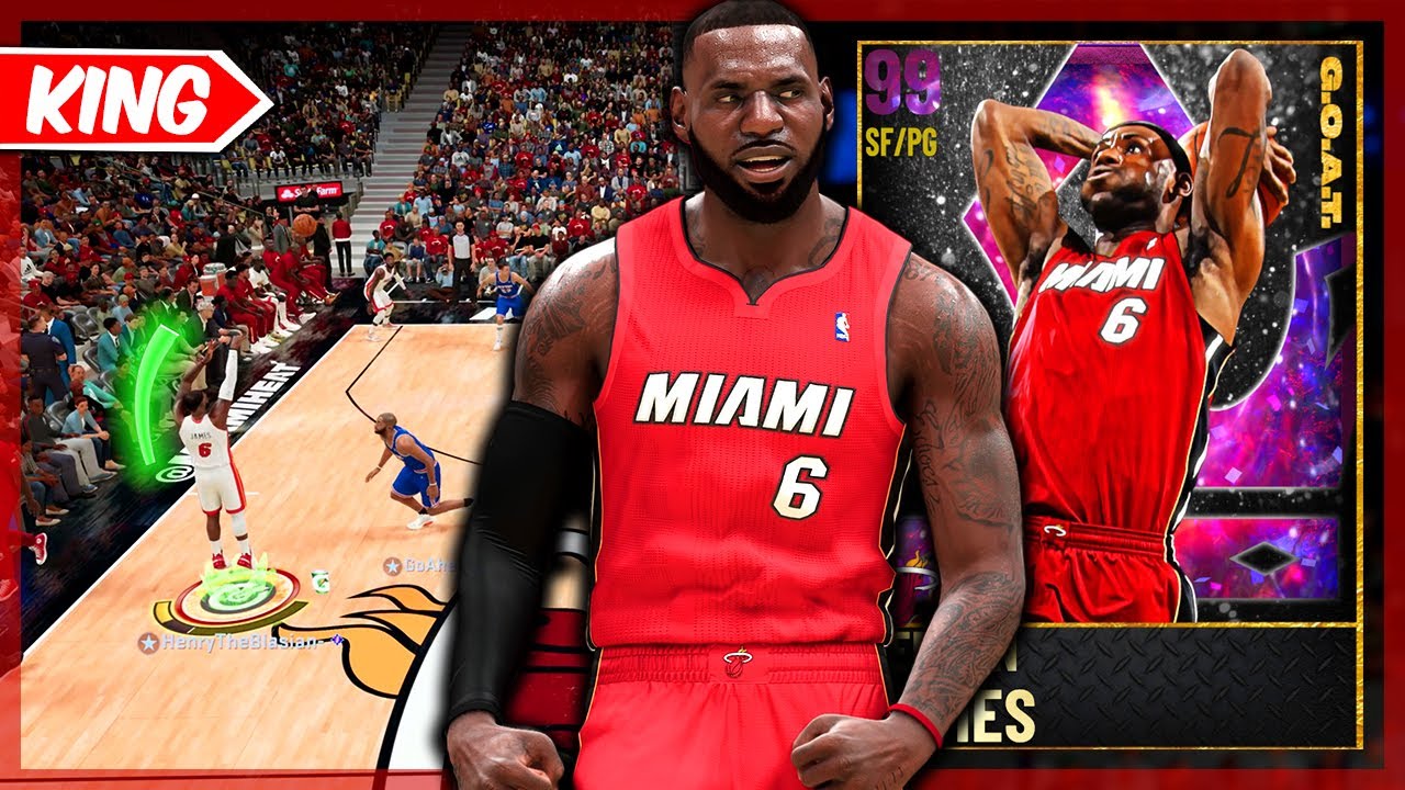 G.O.A.T. LEBRON JAMES GAMEPLAY! THE BEST LEBRON CARD IN MYTEAM HISTORY! NBA 2k21 MyTEAM