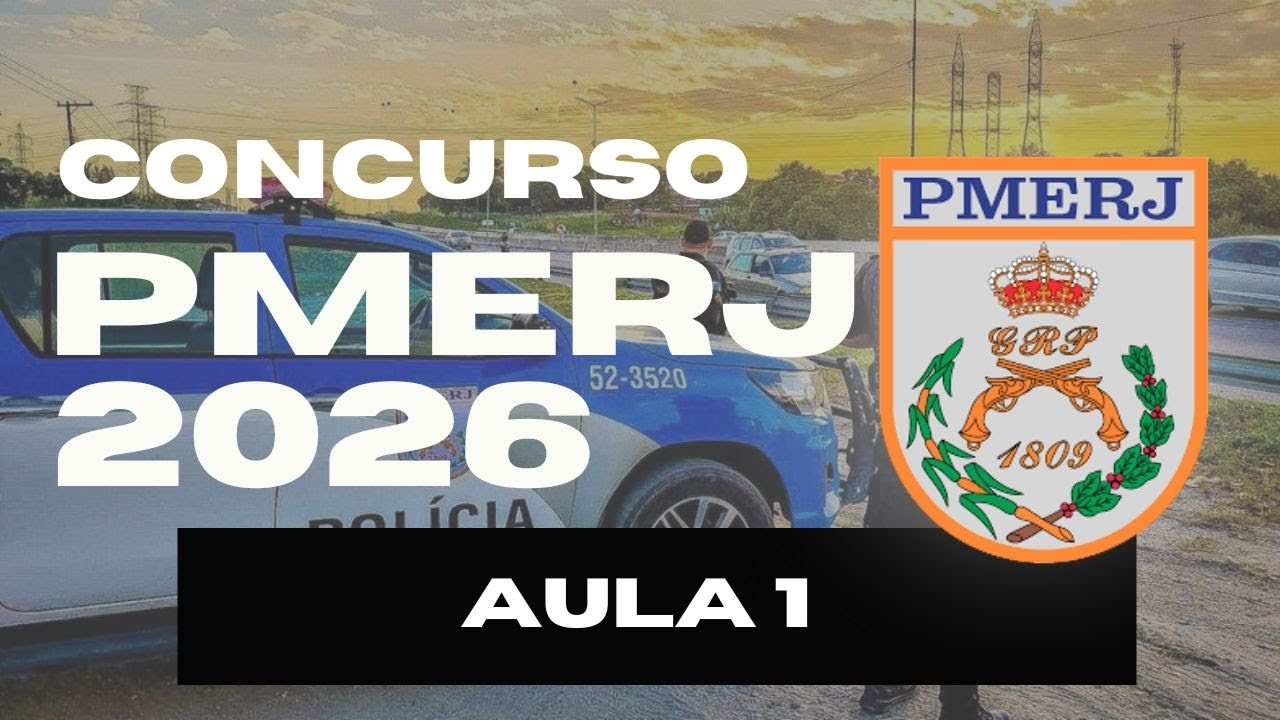 PMERJ 2026 - AULA 1 - MATEMÁTICA
