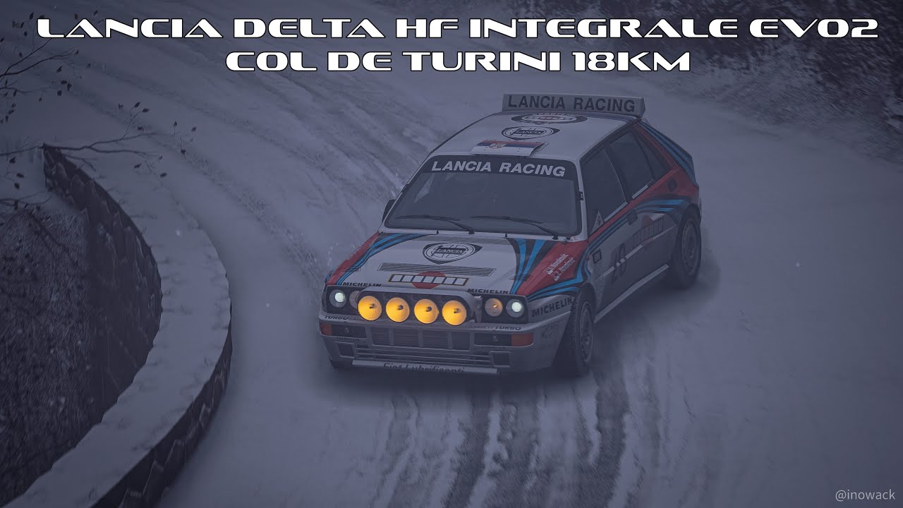 ACR | Lancia Delta HF Integrale - Col de Turini 18km - Single rally stage | Onboard & TV Replay