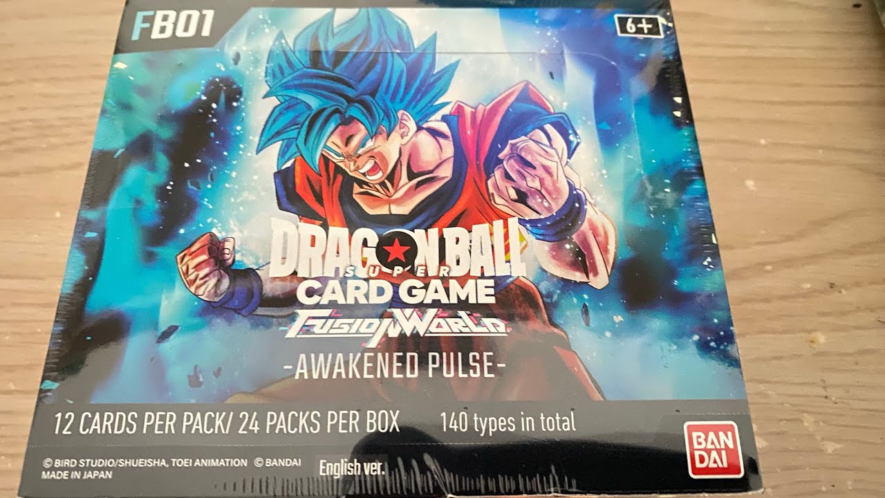 Dragon Ball Super Fusion World Awakened Pulse FB-01 Booster Box Opening