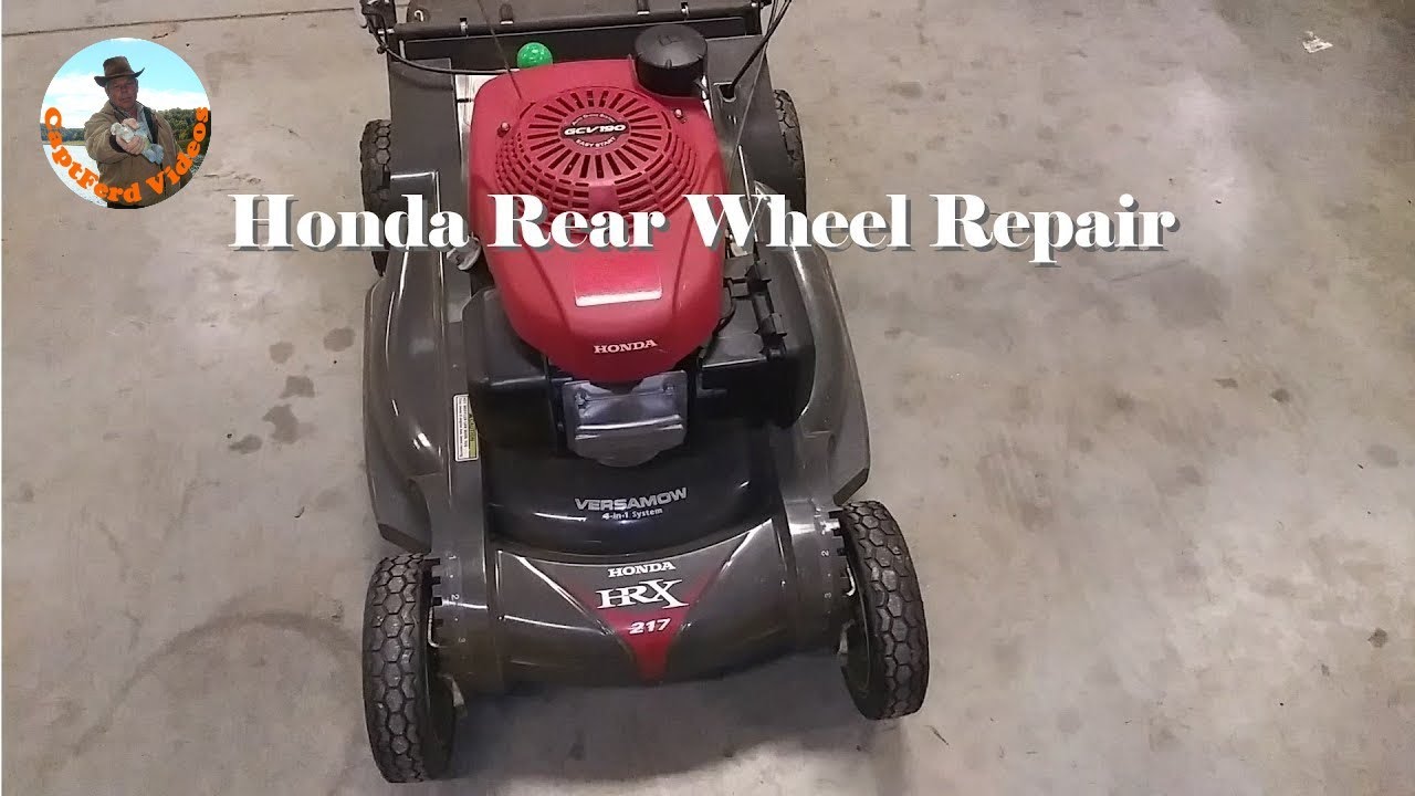 Ремонт заднего колеса и регулятора высоты Honda Push