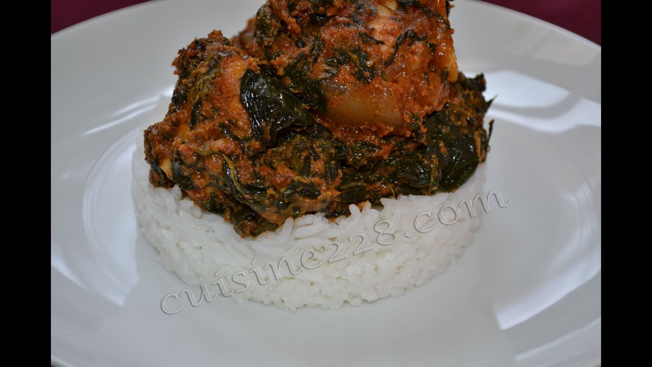 Gbomadessi (gboma - spinach - egussi soup)