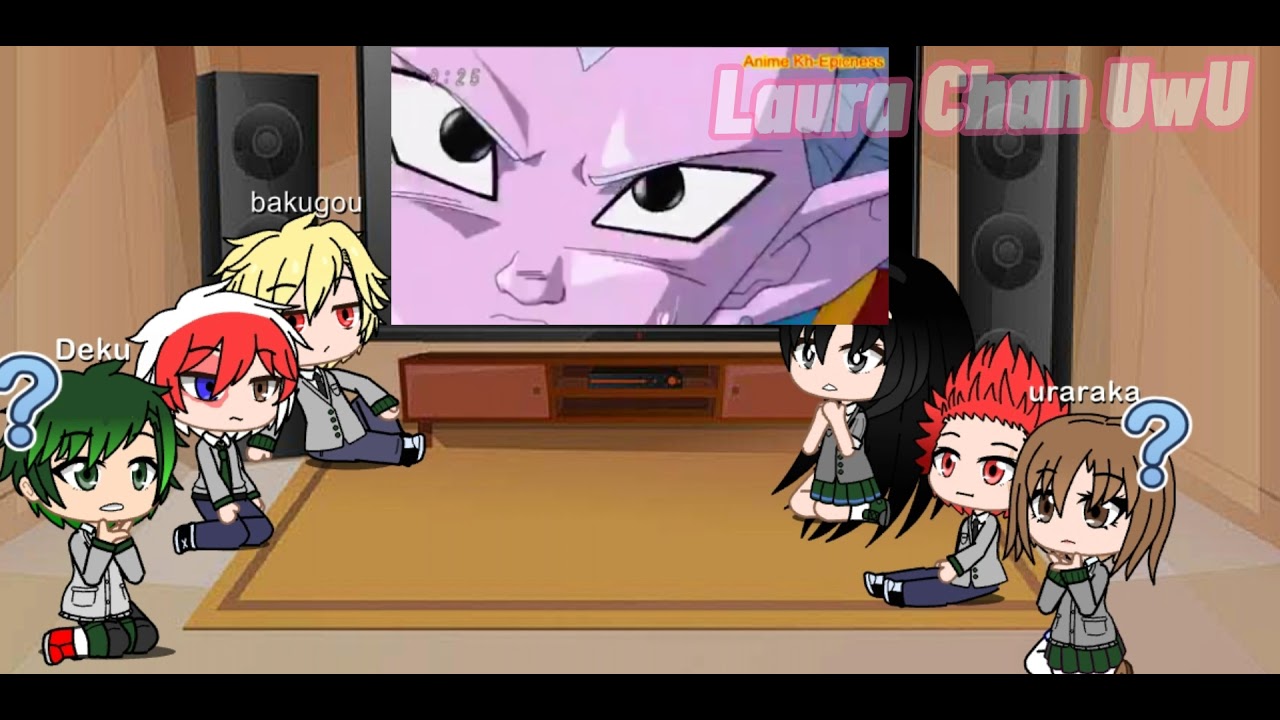 (Bnha reaccionando a Goku )