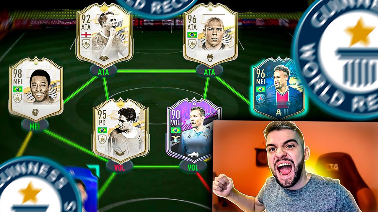 MEU MELHOR DRAFT NO FIFA 21!! FUT DRAFT 194!!