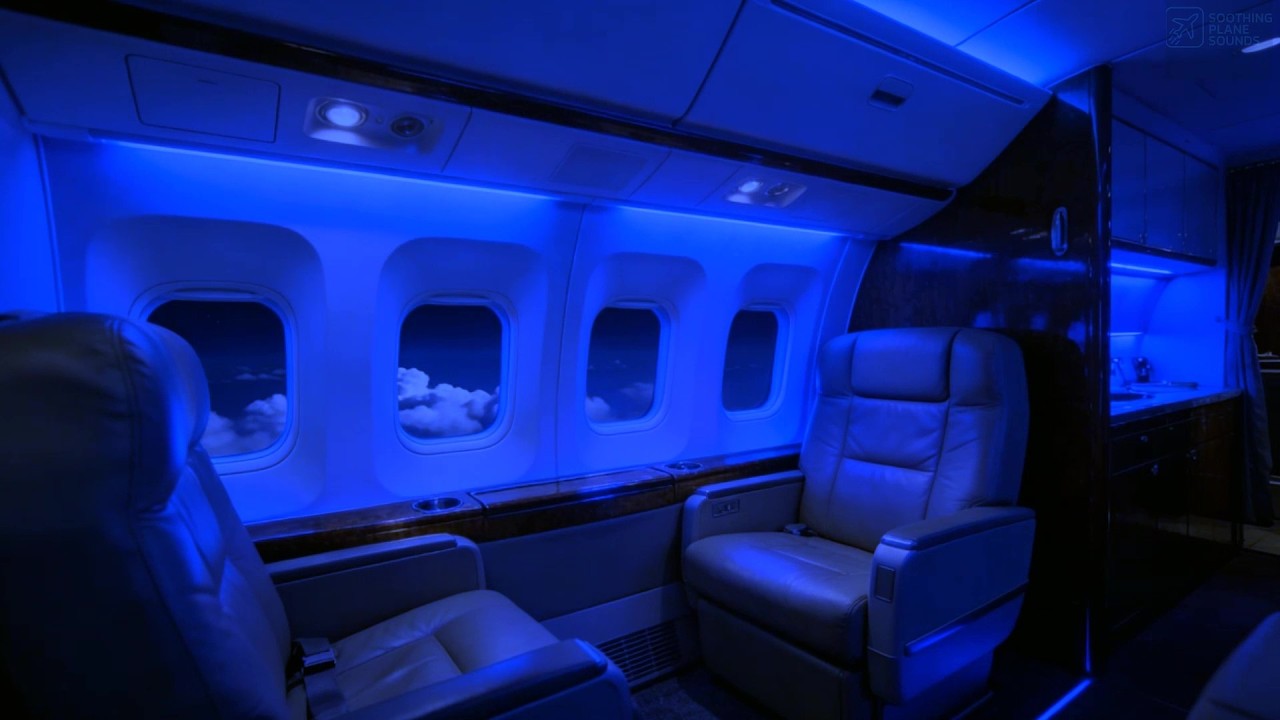 Fall Asleep Fast Tonight with Airplane White Noise for Deep Sleep and Anxiety Relief All Night