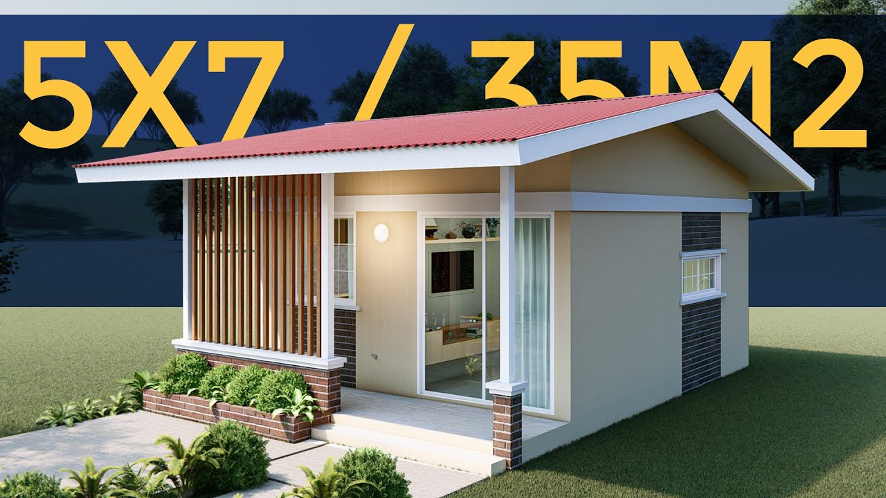 🏡 В маленьком ДОМЕ 5Х7 МЕТРОВ можно жить, 🤔🤔 А вы как думаете?
