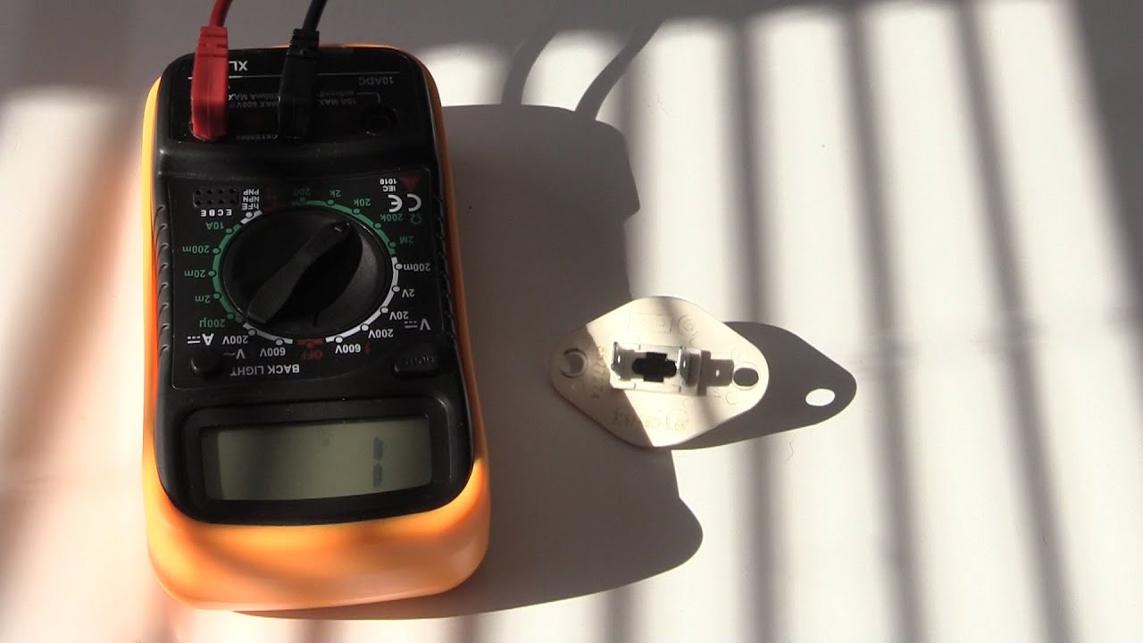 Testing Dryer Thermal Fuse to see if Bad!