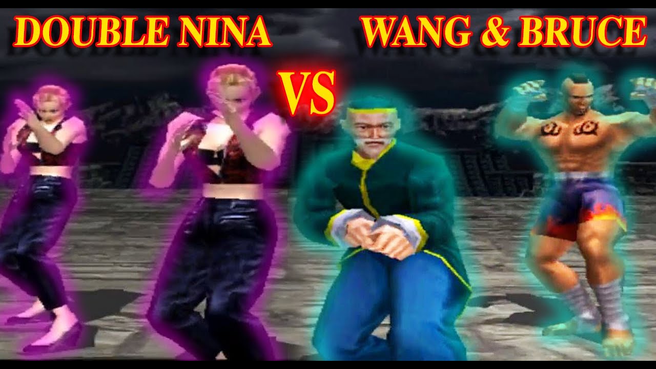 [TAS] Wang / Bruce VS All Nina - Tekken Tag Tournament (Requested)